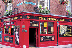 Irish Pub Templebar in Dublin
