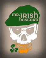 Totenkopf Mr. Irish Bastard irisch gefärbt