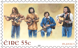 Planxty auf Briefmarke