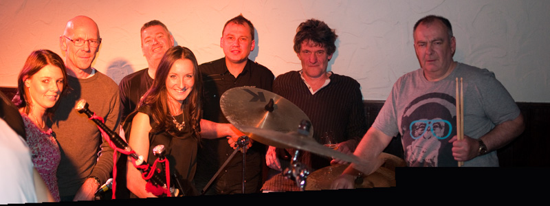 Gruppenfoto Rhythmnreel 7 Mitglieder
